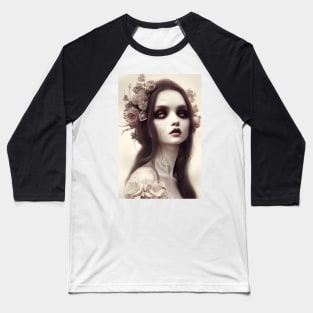 Pale goth girl Baseball T-Shirt